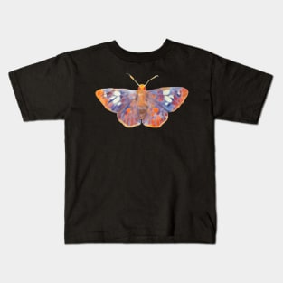 Tropical orange moth Kids T-Shirt